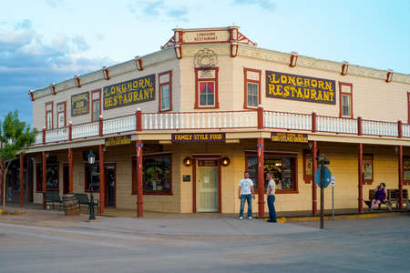 Tombstone, Arizona, United States - July 12 2009: Longhorn Restaurant Saloon in Tombstone, Arizona,...