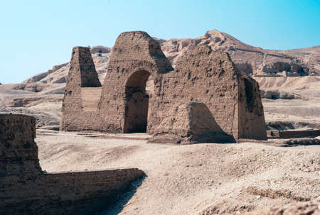 Tomb of Mentuemhat or Montuemhat in the Tombs of the Nobles El Asasif, Egypt