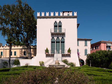 Bardolino, Italy - August 9 2021: Villa Terzi-Cristanini delle Roseのeditorial素材