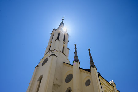 Lutheran Parish Church Saint Matthew in Passau, Germany Evangelisch - Lutherische Stadtpfarrkirche...