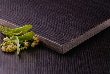 Laminated particleboard (chipboard) is used in the furniture industry. Chipboard, which applied decorative coating "laminate".の写真素材