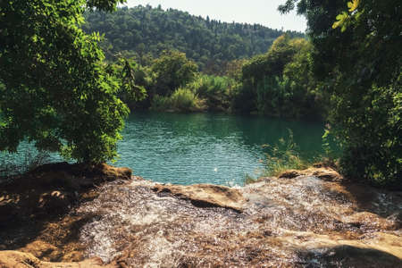 Krka National Park in Croatiaの写真素材