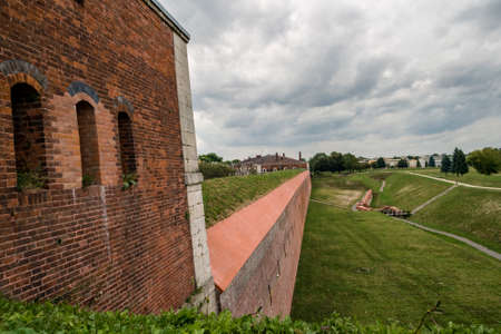 Zamosc - Renaissance city in Central Europe. Fortifications around the old town.の写真素材