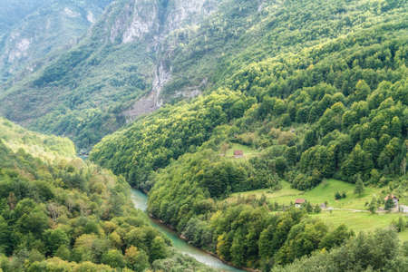Tara canyon, Montenegro. The second deepest canyon in the World after the Grand Canyon, USA