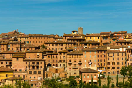 Panorama of Siena, Tuscany, Italyの写真素材