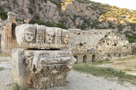 Ancient Myra in Turkey.の写真素材