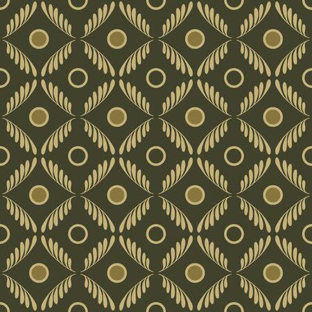 Batik Indonesia Monochrome Brown Seamless Pattern Background Wallpaper. Traditional Ethnic Pattern for Textile, Fabric, paper, print, cover and more.のイラスト素材