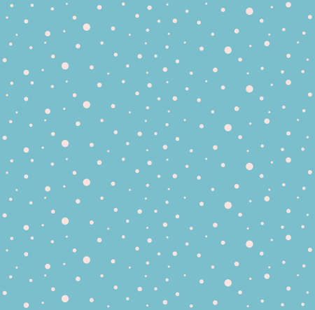 Dusty blue seamless pattern polka dotsのイラスト素材