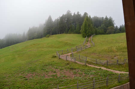 autumn mountainの写真素材