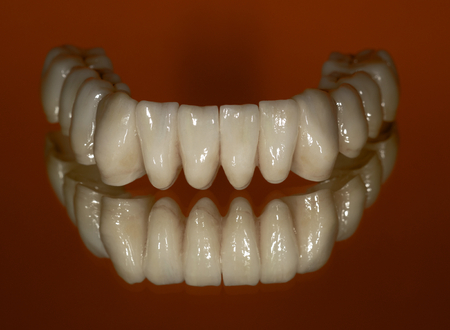 Dental technician work - teethの写真素材