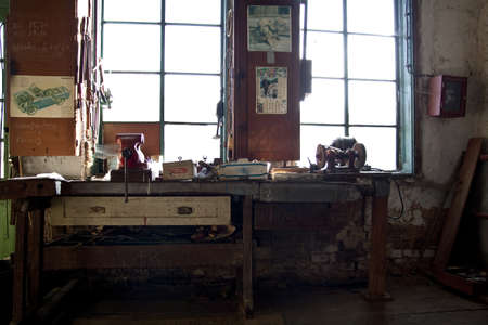 old garage full of tools and stuff