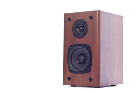 speaker isolated on white backgroundの写真素材