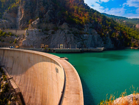 Oymapinar Damの写真素材