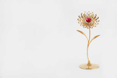 Gold flowerの写真素材