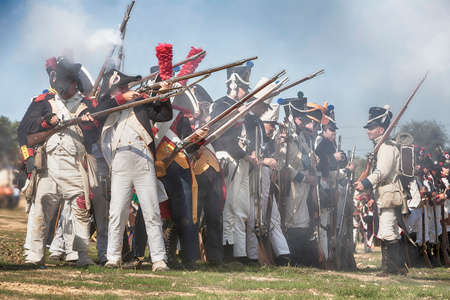 Representation of the Battle of Bailen, Bailen,  Jaen province, Andalusia, Spain