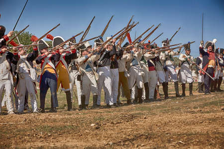 Representation of the Battle of Bailen, Bailen,  Jaen province, Andalusia, Spain