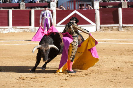 Ubeda, Jaen province, SPAIN - 29 september 2010  Spanish bullfighter Morante de la Puebla with the...