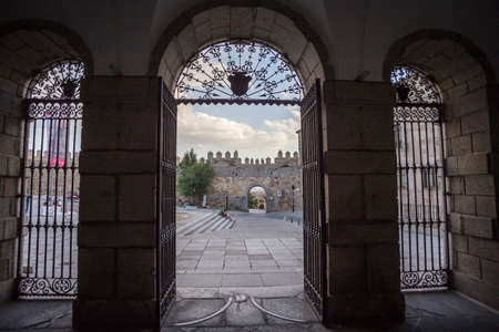 Avila, SPAIN - 10 august 2015: Inside view of the Convent of Santa Teresa, a Carmelite Baroque...
