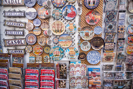 Ceramic plates, Cordoba, Cordoba Province, Andalucia, Spain