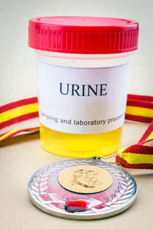 Doping in sport conceptのeditorial素材