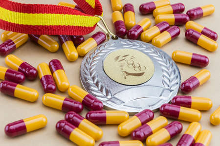 Doping in sport conceptのeditorial素材