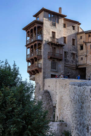 Hanging houses (Casas Colgadas) in Cuenca, Castilla La Mancha, Spainのeditorial素材