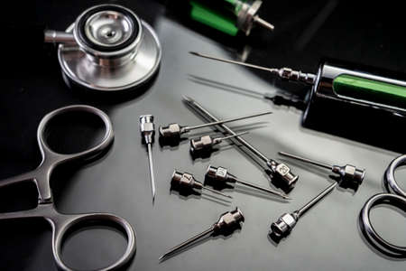 Instrumental surgical in operating room, conceptual image