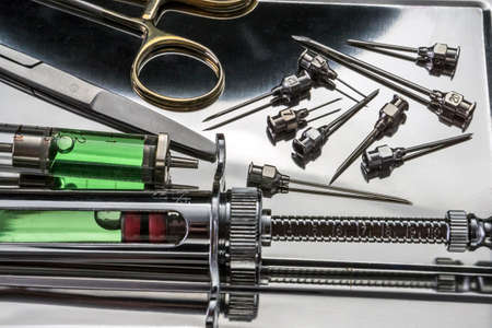 Instrumental surgical in operating room, conceptual imageの写真素材