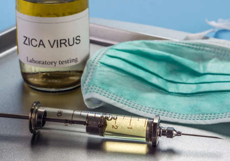 Tests for Research of ZIKA test, image conceptualの写真素材