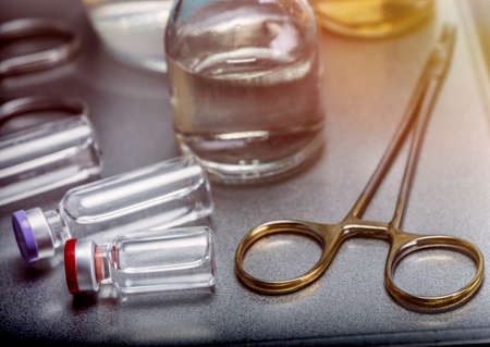 Instrumental Surgical In Operating Room, Conceptual Imageの写真素材