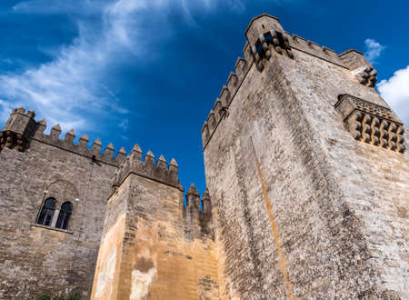 Castle of Almodovar del Rio, It is a fortitude of Moslem origin, it was a Roman fort and the current building has definitely origin Berber, a Stage of the American producer HBO, for the series âGame of Thronesâ. placed close to the Guadalquivir, take のeditorial素材