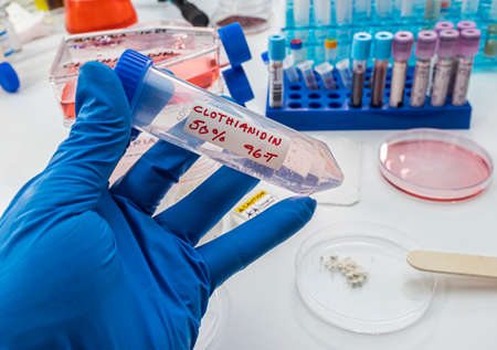 Laboratory research on the insecticide clothianidin, cause of malaria disease through The Anopheles...