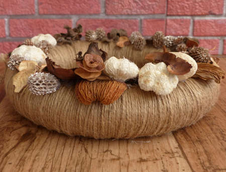 decoration to decorate the home at Christmasの写真素材