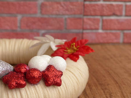 decoration to decorate the home at Christmasの写真素材