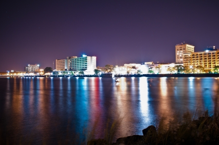 wilmington at nightの写真素材