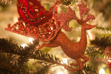 christmas tree ornamentsの写真素材