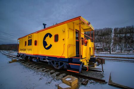 antique train wagon