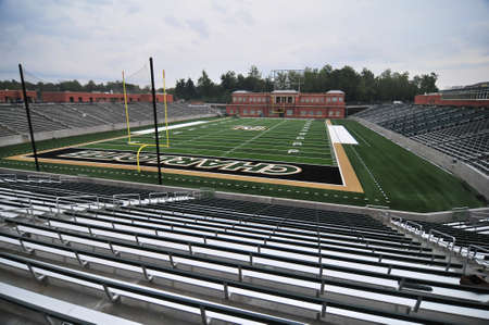 inside college football stadiumのeditorial素材