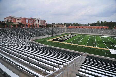 inside college football stadiumのeditorial素材