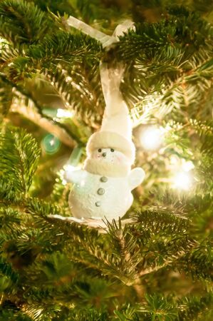 christmas tree decorationsの写真素材