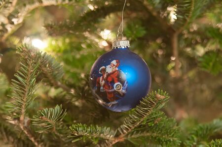 christmas tree decorationsの写真素材