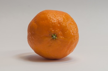 Clementines from low perspective isolated on white.の写真素材