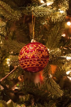 faith christmas tree decorationsの写真素材