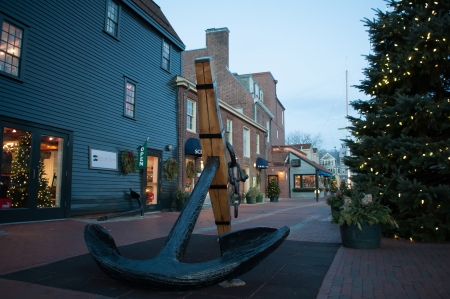 newport rhode island -Dec 23, 2010 downtown shopping centerのeditorial素材