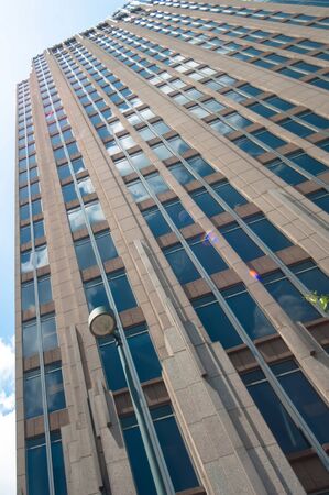 tall building in a big cityの写真素材