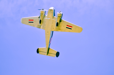 Monroe, NC - Nov 9 2013 - action in the sky during an airshow-warbirds over monroe
