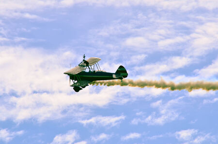 Monroe, NC - Nov 9 2013 - action in the sky during an airshow-warbirds over monroeのeditorial素材