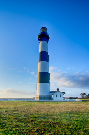 Bodie Island Lighthouse OBX Cape Hatteras North Carolinaの写真素材