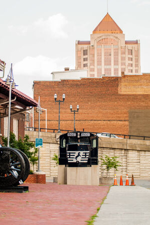 roanoke virginia city skylineのeditorial素材