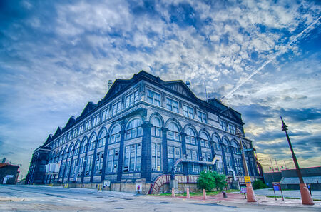 early morning Cityscape of St. Louis skyline in Missouri stateのeditorial素材